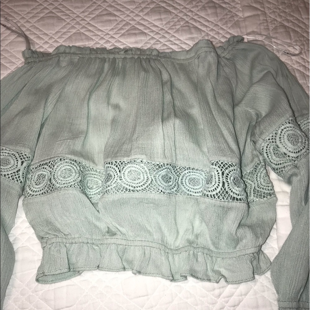 Off the shoulder shirt